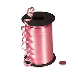 Pink Curling Ribbon Roll 500 yds.