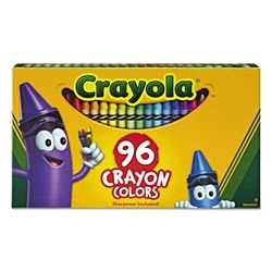 Crayola Classic Color Pack Crayons, Tuck Box, 96 Colors Box  52-0096
