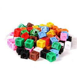 2cm Multilink Linking Cubes, Set of 1,000