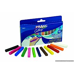 Prang Pastello Art Chalk for Paper, 12 Colors per Box (10441)
