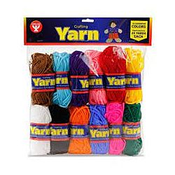 Hygloss Products - Crafting Yarn - 12 Assorted Colors