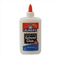 Elmer's School Glue, Washable, 7 5/8 Ounces E308