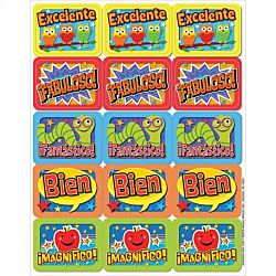 Eureka Spanish Phrases Stickers (658023)
