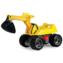LENA Powerful Giants Ride-On Excavator w/Manually Operated Digging Scoop