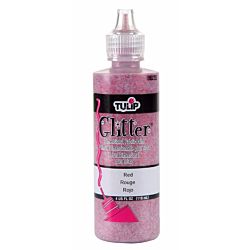 Tulip Dimensional Fabric Paint 4 oz Glitter Red