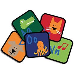 Learning Blocks Kit Classroom Rug Primary Colors