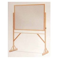 Wood Frame Reversible Markerboards on a Stand 48