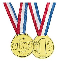 Gold Winner Medals - 12 pieces