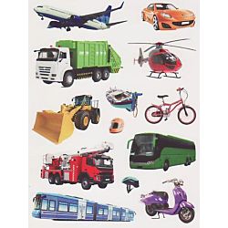 Transportation Stickers, Large  325 Per Pack