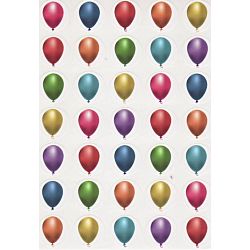Shiny Balloons Stickers 3/4