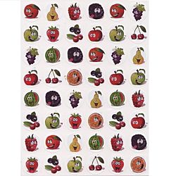 Fruit Smiles Stickers 3/4