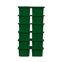 GREEN Cubby Trays with Lids - Pack of 10