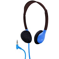 HamiltonBuhl® SchoolMate™ Personal-Sized Stereo Headphones - BLUE