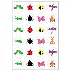 Hygloss Bugs - 20 Sheets Stickers (18731)