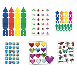 hygloss 3 sheets stickers