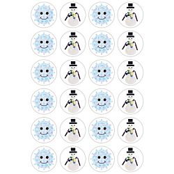 Hygloss Snowflakes & Snowmen Stickers 20 Sheets (18771)