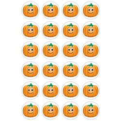 Hygloss Happy Pumpkins   - 3 Sheets Stickers (1889)