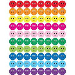Hygloss Smiley Faces Stickers, 1/2