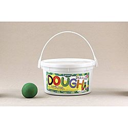 Hygloss Dazzlin Modeling Dough Green 3 Lb Tub HYG-48302