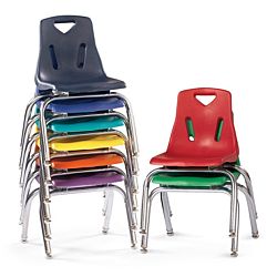 Berries® Stacking Chair with Chrome-Plated Legs - 12