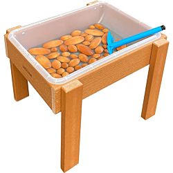 Outdoor Sand/Water Table with Semi-Clear Pan w/Drain