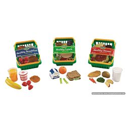 Learning Resources Pretend and Play Healthy Foods Play 3 Sets , LER9743