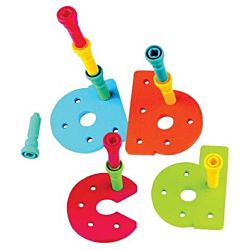 Tall-Stackers™ A-Z Pegboard Set, Lowercase, LR-2321