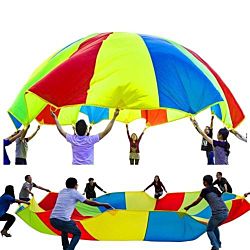 20' Diameter with 16 handles Parachute play for Kids