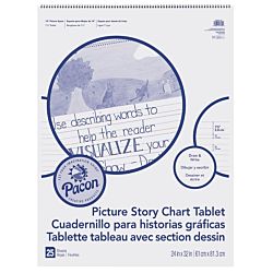 Pacon Picture Story Chart Tablet, 24 x 32 Inches, 25 Sheets
