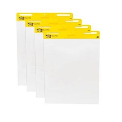Post-it Easel Pad, 25 in x 30 in, White, 30 Sheets/Pad, 2 Pads/Pack