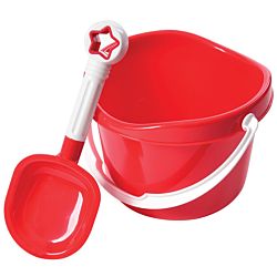 Sand Play, Bucket and Scoop Set, 2 Pieces