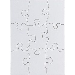 Compoz-A-Puzzle® Blank 9 Piece Puzzles, 4