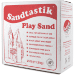 Sandtastik Sparkling White Play Sand, 25 Pounds