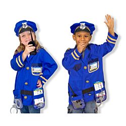 Melissa & Doug Police Officer Costume Dress-Up Set (8 pcs) 4835