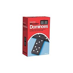 Pressman, Double Six, 55 Large Wooden Dominoes Game