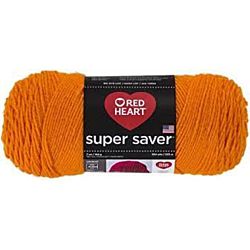 Red Heart Jumbo Super Saver Yarn - Pumpkin, (Orange) - 069460