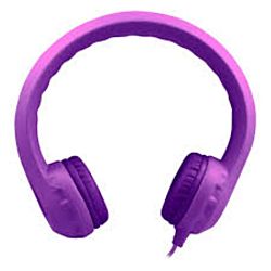 Kids Flex-Phones, Foam Headphones, Purple
