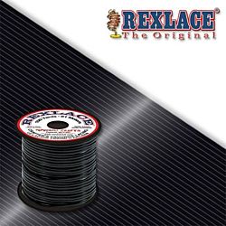 Pepperell Rexlace Plastic Craft 100 Yard Spool, 3/32-Inch Wide, Black