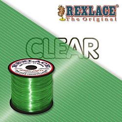 Pepperell Rexlace Plastic Craft 100 Yard Spool, 3/32-Inch Wide, Clear Green