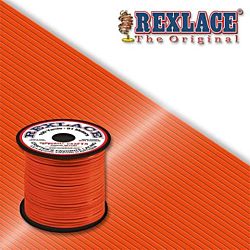Pepperell Rexlace Plastic Craft 100 Yard Spool, 3/32-Inch Wide, Orange