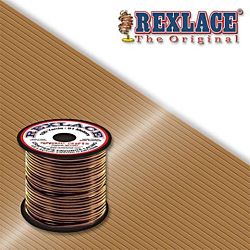 Pepperell Rexlace Plastic Craft 100 Yard Spool, 3/32-Inch Wide, Tan