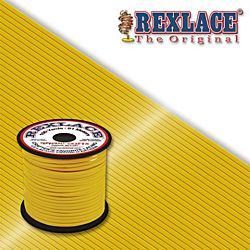 Pepperell Rexlace Plastic Craft 100 Yard Spool, 3/32-Inch Wide, Yellow