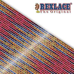 Pepperell Rexlace Britelace & Tie Dye Plastic Lacing Spool , Red 