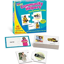 Fun-to-Know Puzzles, Community Helpers, T-36011