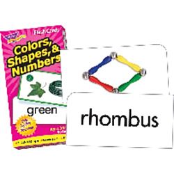 Colors, Shapes, & Numbers Flash Cards, T-53011