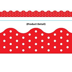 Trend Enterprises  Polka Dots Red Terrific Trimmers  (T-92663)