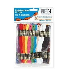 Embroidery Floss - Primary Colors/36 Skeins