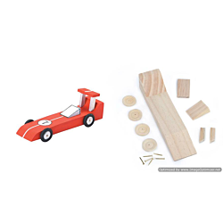 Darice Wood Model Kit - Race Car - 6-1/4 x 2-1/8 inches   (NOT AVAILABLE )
