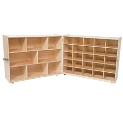 Wood Designs Children Tray & Shelf Folding Storage without Trays WD-23609