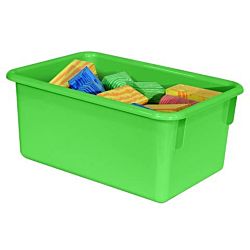 Lime Green Cubby Trays, Pack of 10